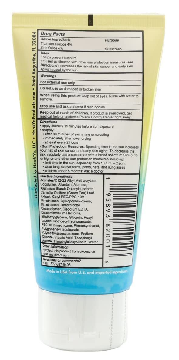 Hawaii Reef Compliant, Non-Nano Mineral Sunscreen 3oz Travel Size, (2) Pack 6oz Total, UVA/UVB Protection, Octinoxate  Oxybenzone Free, No Fragrance, Hawaii and Mexico Approved, Made in USA