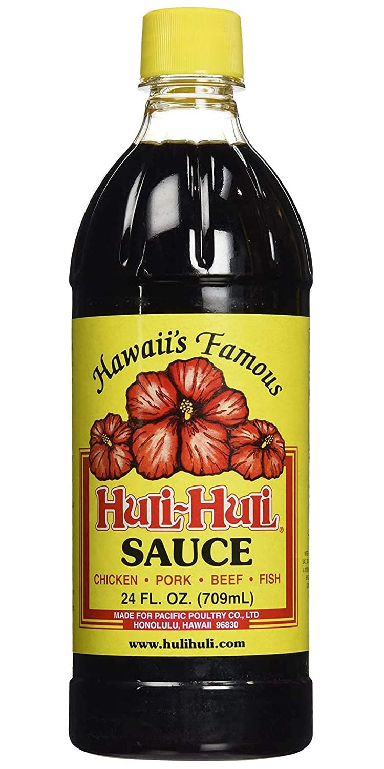 World Market Hawaiis Famous Huli-Huli Sauce - Hawaiian BBQ Sauce - Meat Rub BBQ Marinade Sauce and Steak Seasoning - 24 Ounce - 1 Pack