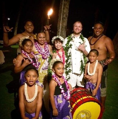 The Masoe family performing group of Hawaii Luau Company