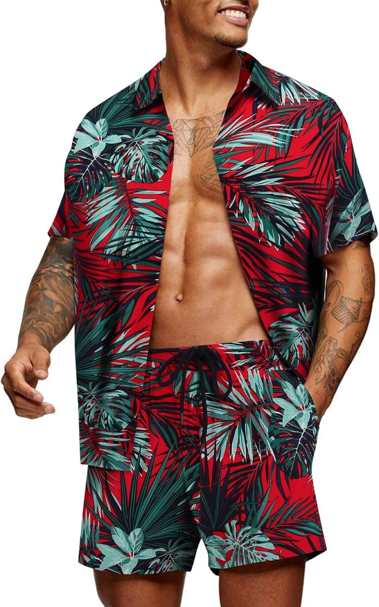 Coofandy Men S Hawaiian Matching Set Review