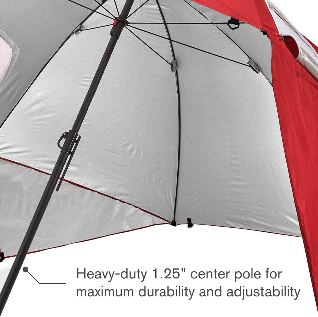 Sport-Brella Premiere XL UPF 50+ Umbrella Shelter for Sun and Rain Protection (9-Foot)