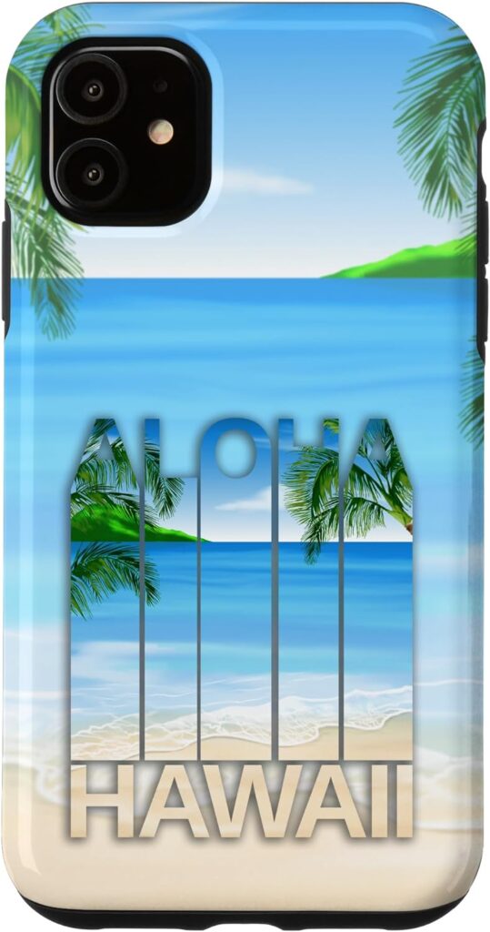 iPhone 15 Pro Aloha Hawaii Hawaiian Islands Beach Case