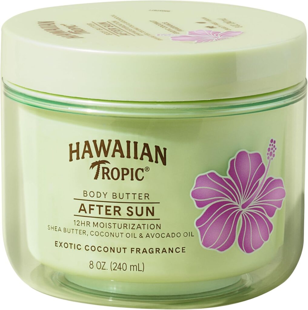 Hawaiian Tropic After Sun Body Butter With Coconut Oil 8oz After Sun Lotion Moisturizing Body Lotion After Sun Moisturiz 12