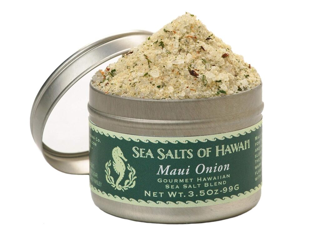 Maui Onion Hawaiian Sea Salt 35oztin Made In Hawaii