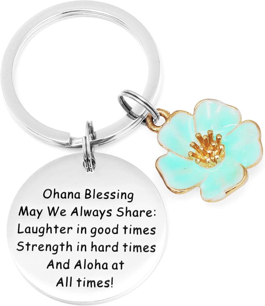 Ohana Keychain Ohana Means Family Hawaii Gifts for Women Ohana Jewelry