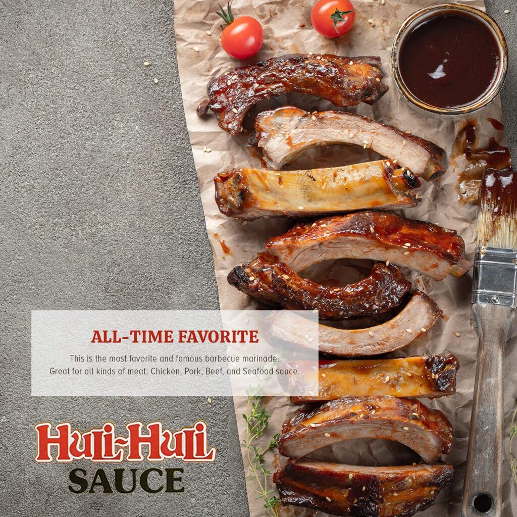 World Market Hawaiis Famous Huli-Huli Sauce - Hawaiian BBQ Sauce - Meat Rub BBQ Marinade Sauce and Steak Seasoning - 24 Ounce - 1 Pack